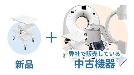 新品＋弊社で販売している中古機器